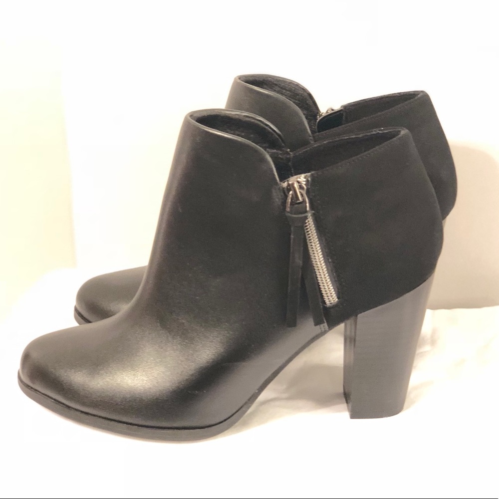 Wide width Black Booties